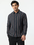 Striped Shirt: Amazonia Men Relaxed Shirts