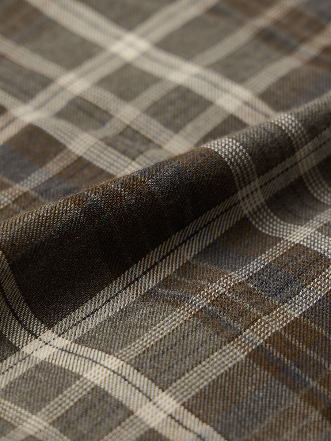 Plaid Shirt: Sepia Shirts