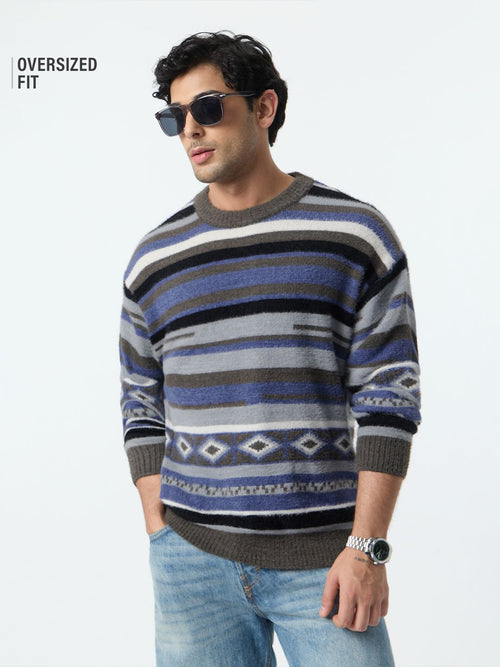 TSS Originals: Aztec Stripe Oversized Pullovers