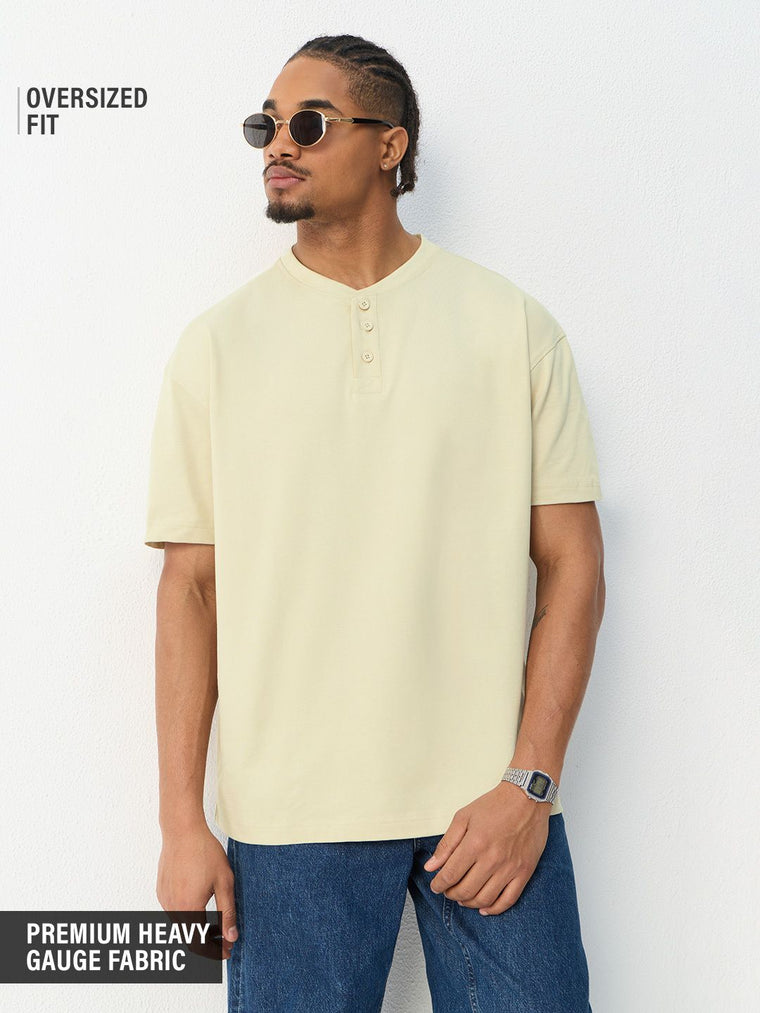 Oversized Polo: Latte Oversized Polos