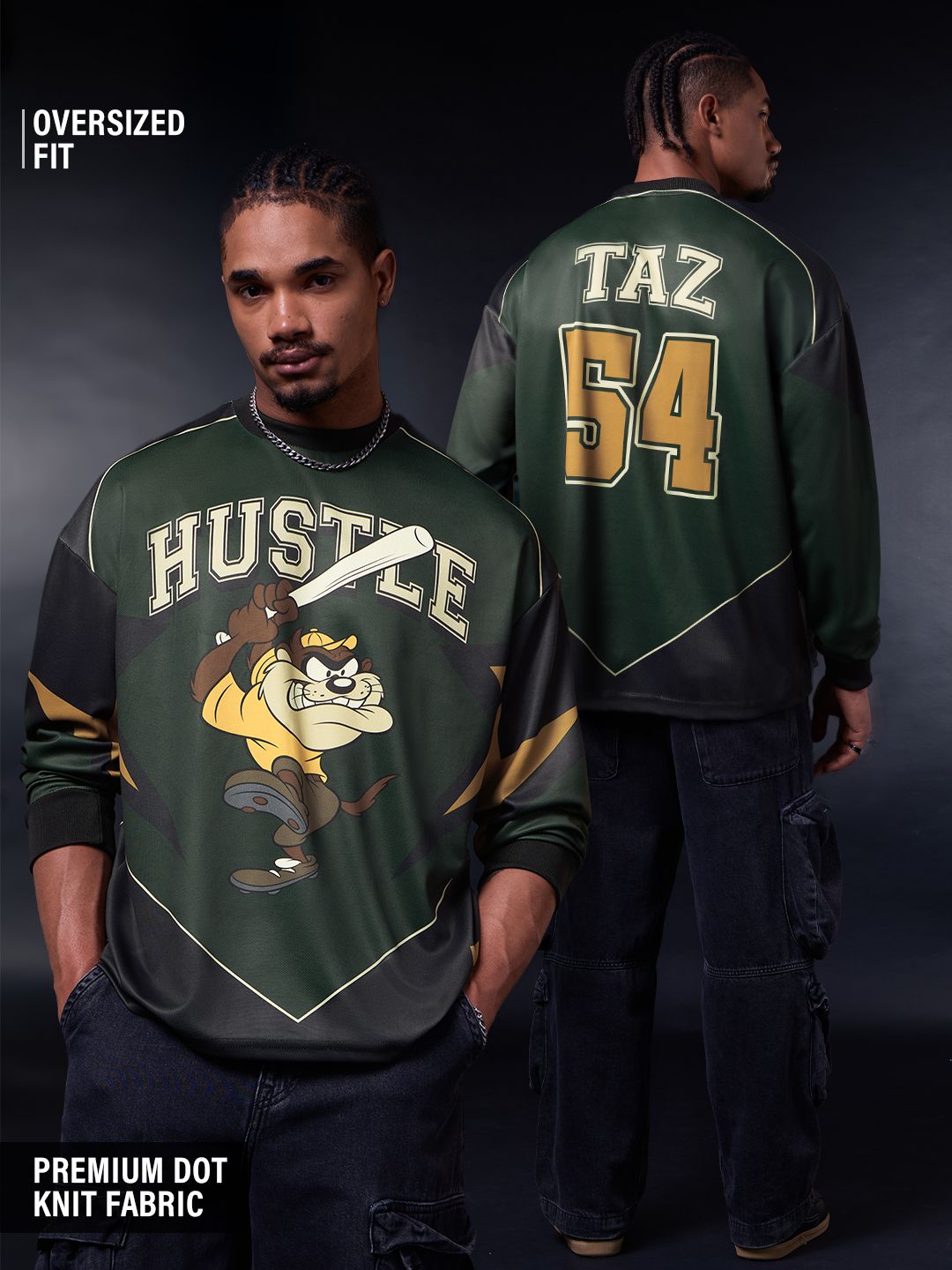 Looney Tunes: Hustlin' Taz Oversized Jerseys