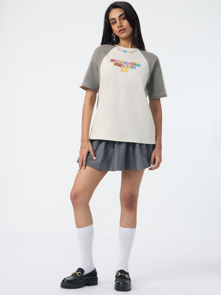 Tom & Jerry: Trouble Women Oversized T-Shirts