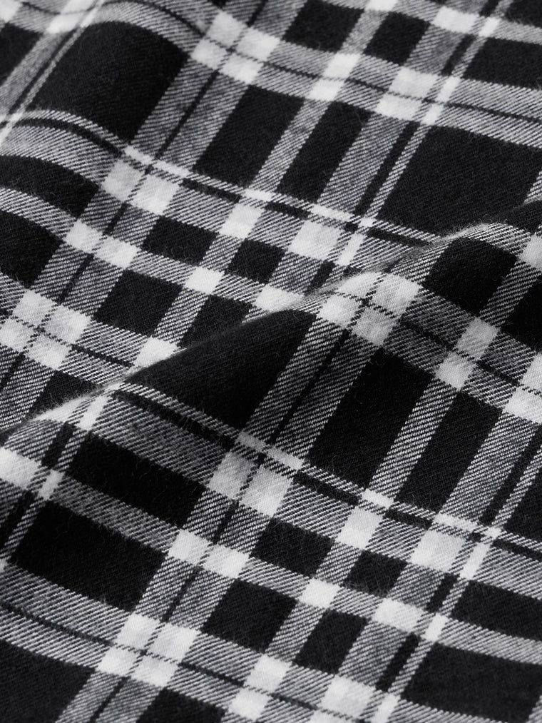 Plaid Shirt: Black Pearl Men Utility Shirts