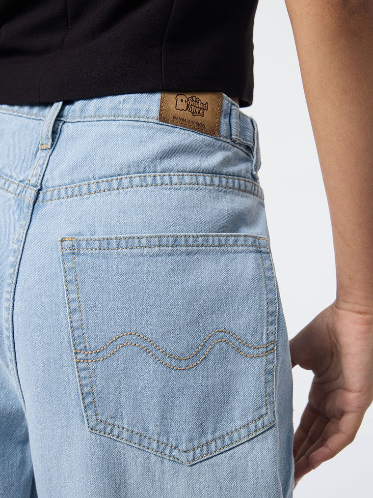 Barrel-Fit Denim: Starlight Women Barrel Denims