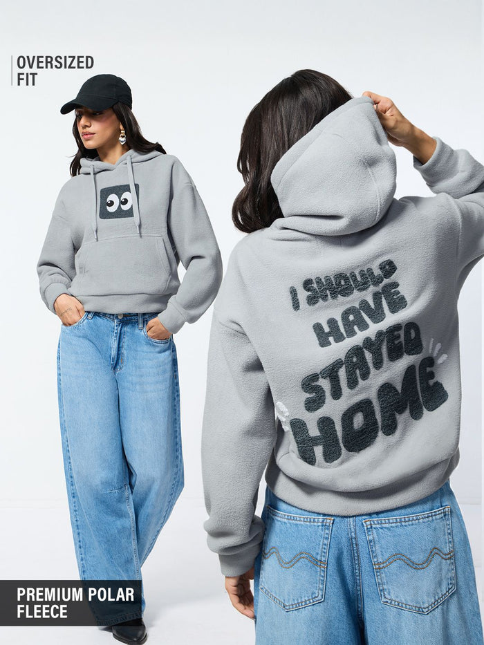 TSS Originals: Just Stay Home Women Oversized Hoodies