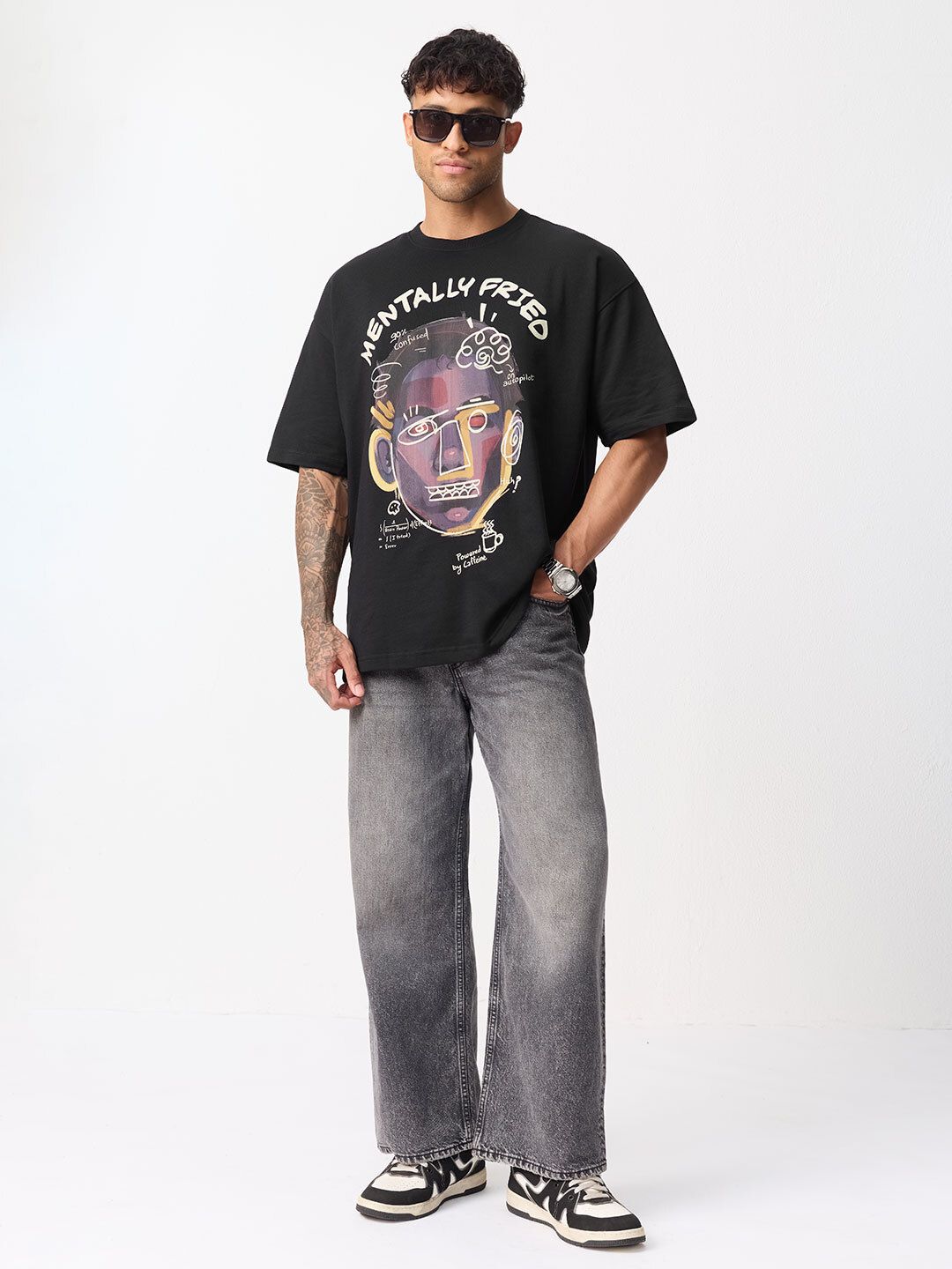 Oversized T-Shirt: Brain on Break Oversized T-Shirts