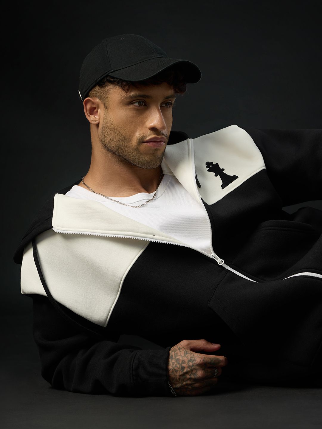 Oversized Hoodie: Checkmate Men Oversized Hoodies