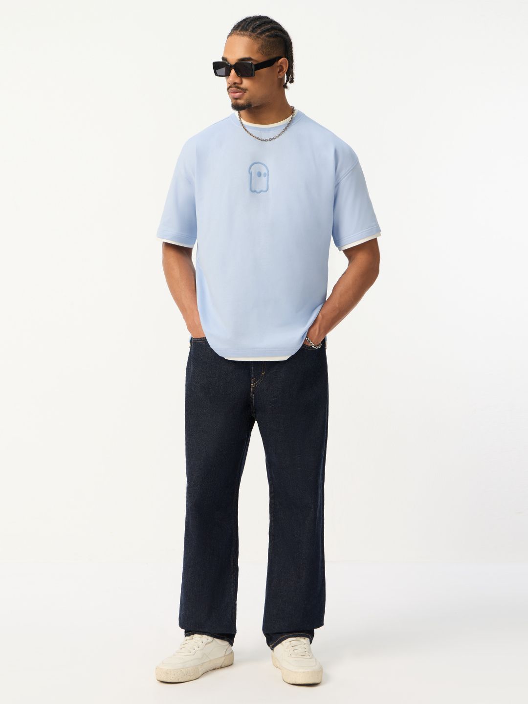 Souled Originals: Cool Blue Oversized T-Shirts