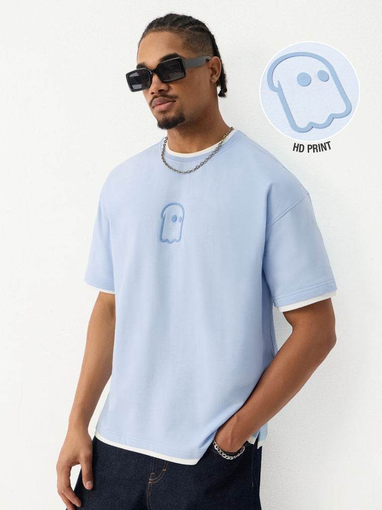 Souled Originals: Cool Blue Oversized T-Shirts