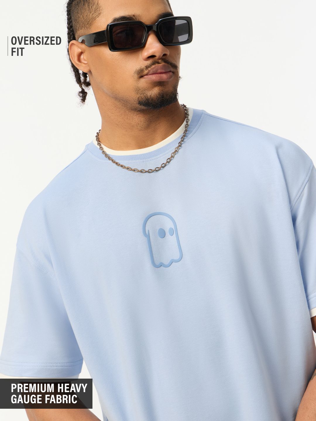 Souled Originals: Cool Blue Oversized T-Shirts