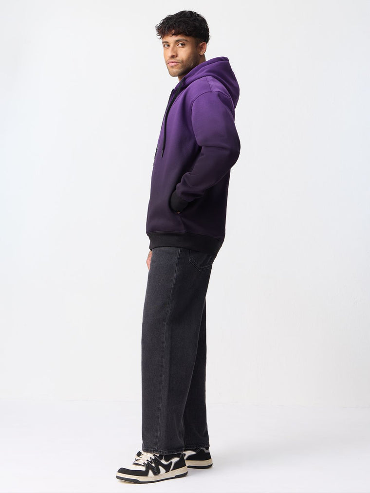 Ombre Hoodie : Amethyst Men Oversized Hoodies