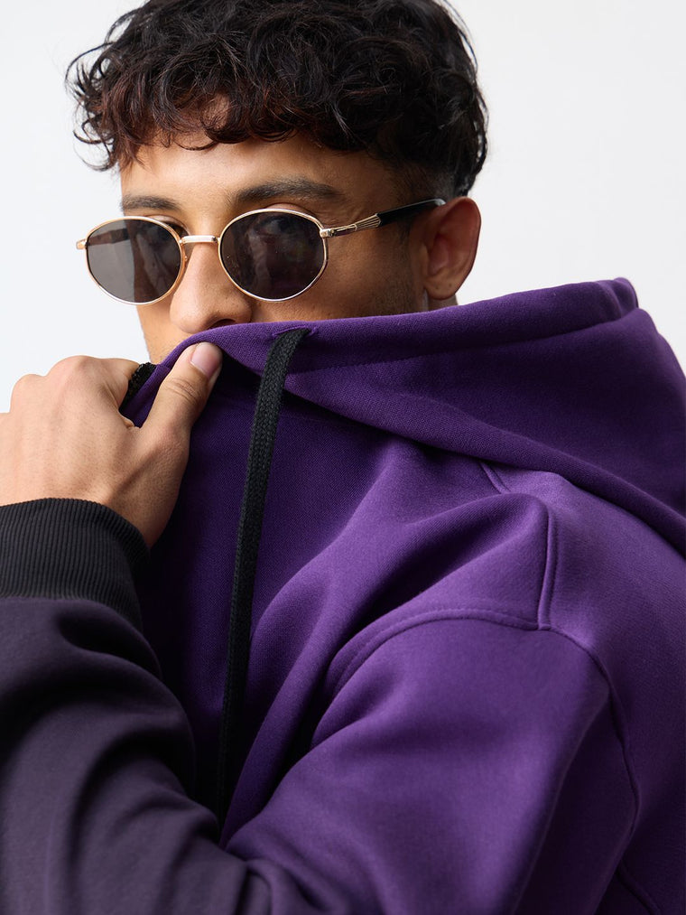 Ombre Hoodie : Amethyst Men Oversized Hoodies