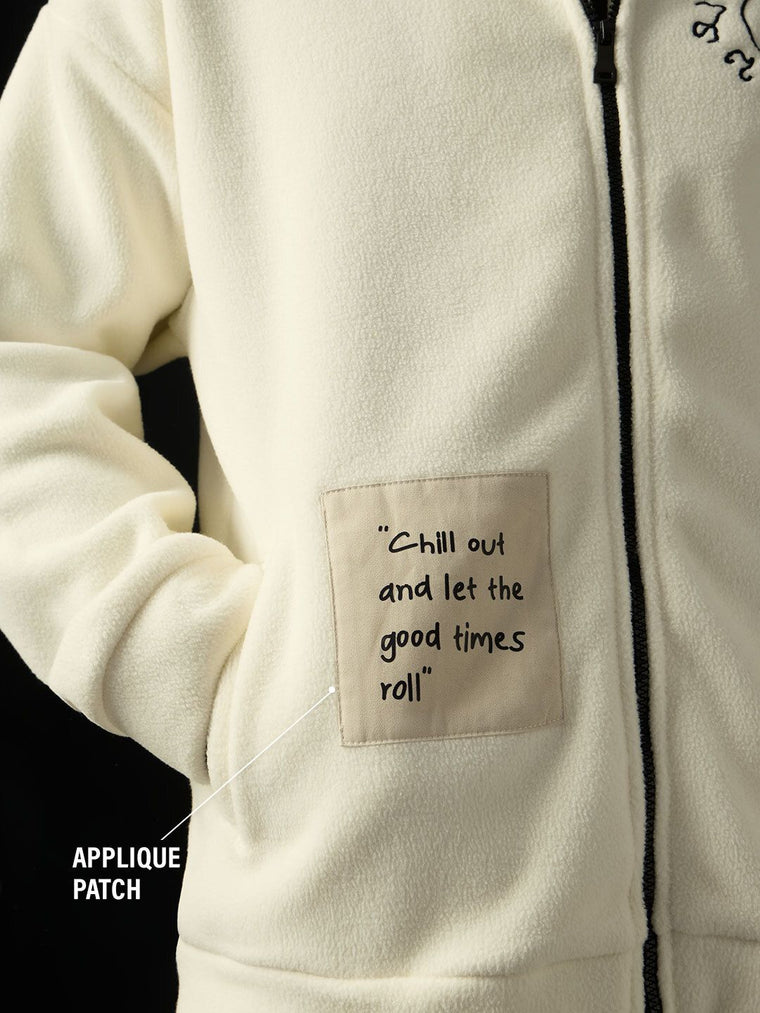 Polar Fleece Jacket: Peanuts Happy Day Jackets