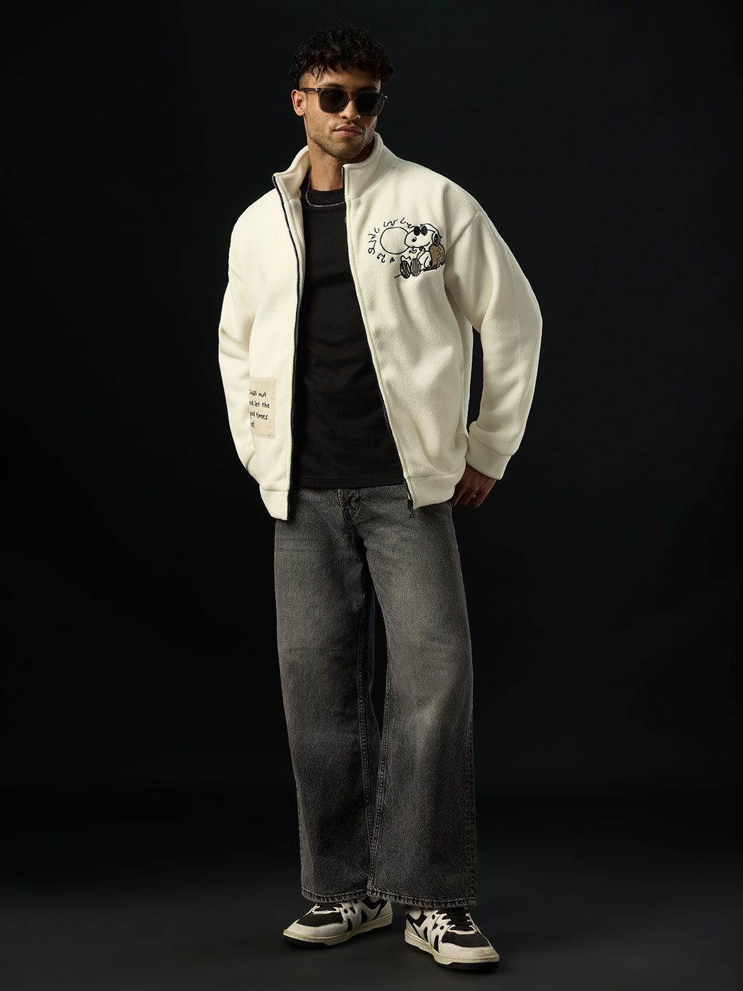 Polar Fleece Jacket: Peanuts Happy Day Jackets