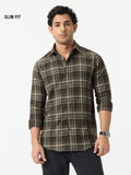 Plaid Shirt: Sepia Shirts