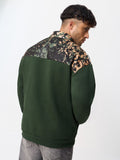 Oversized Sweatshirt: Botanical Whisper Men Oversized Sweatshirts
