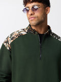 Oversized Sweatshirt: Botanical Whisper Men Oversized Sweatshirts