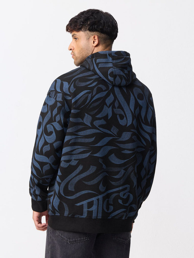 Souled Originals: Calligraphy Men Oversized Hoodies