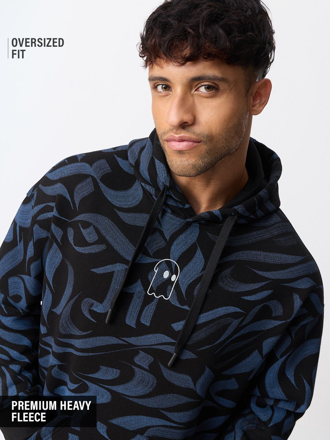 Souled Originals: Calligraphy Men Oversized Hoodies