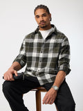 Plaid Shirt: Verdant Men Relaxed Shirts