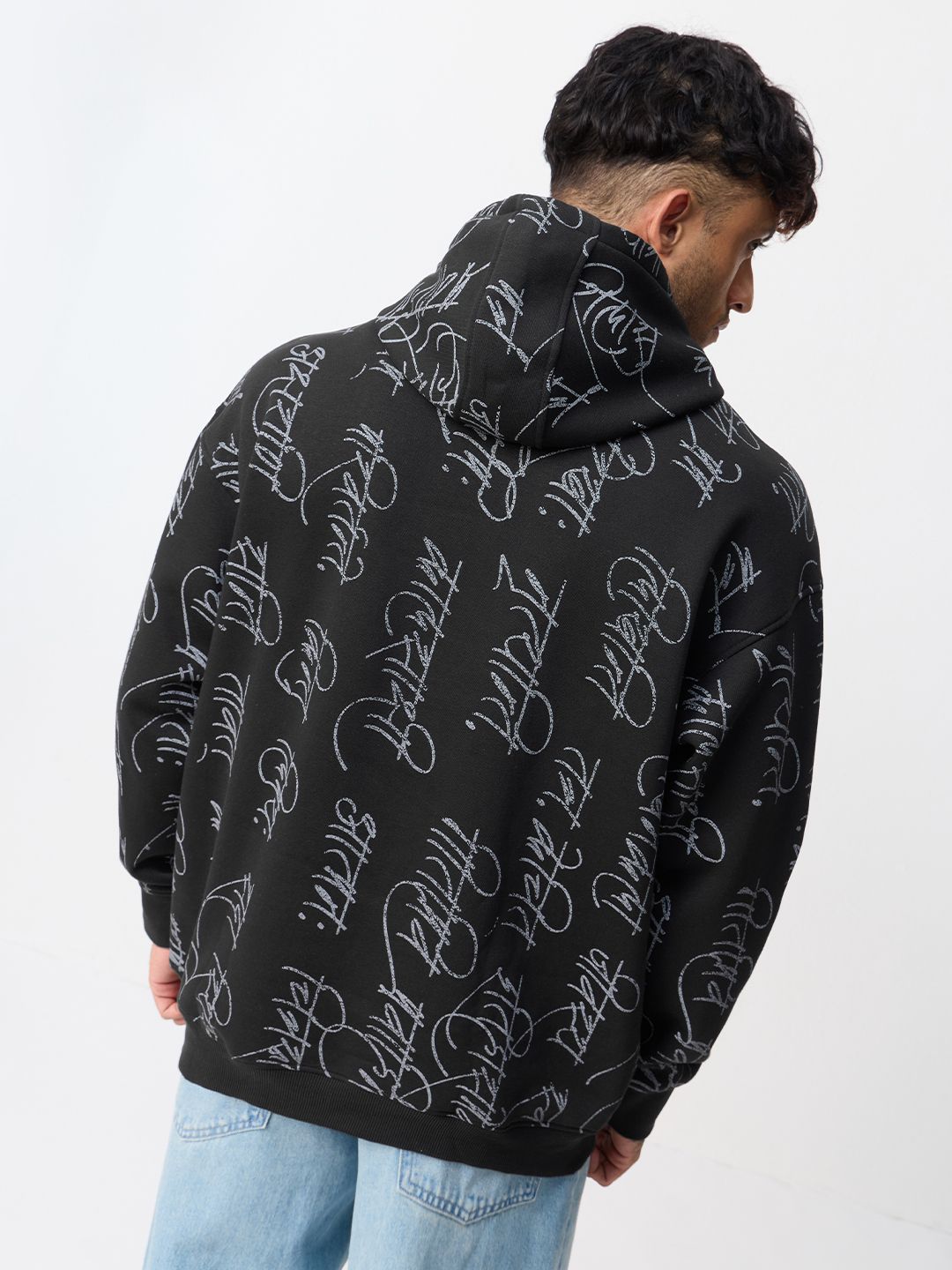 Souled Originals: Akshar Yatra Men Oversized Hoodies