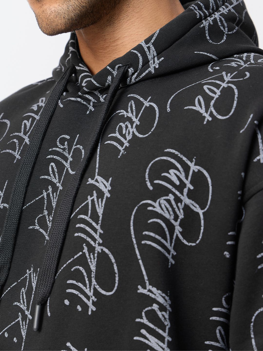 Souled Originals: Akshar Yatra Men Oversized Hoodies