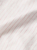 Cotton Linen Shirt: Ruby Streak Women Regular Shirts
