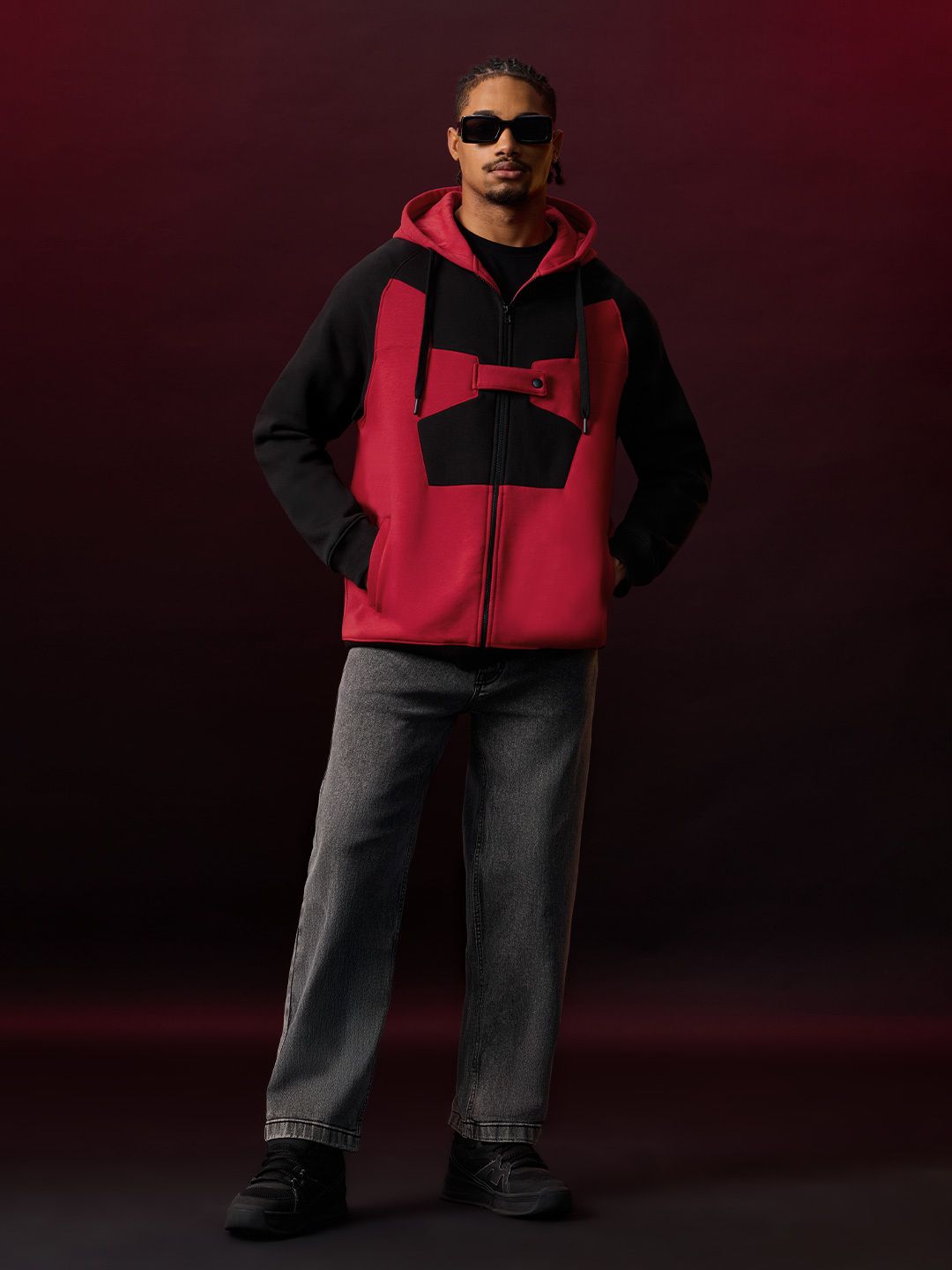 Oversized Hoodie: Urban Shield Men Oversized Hoodies