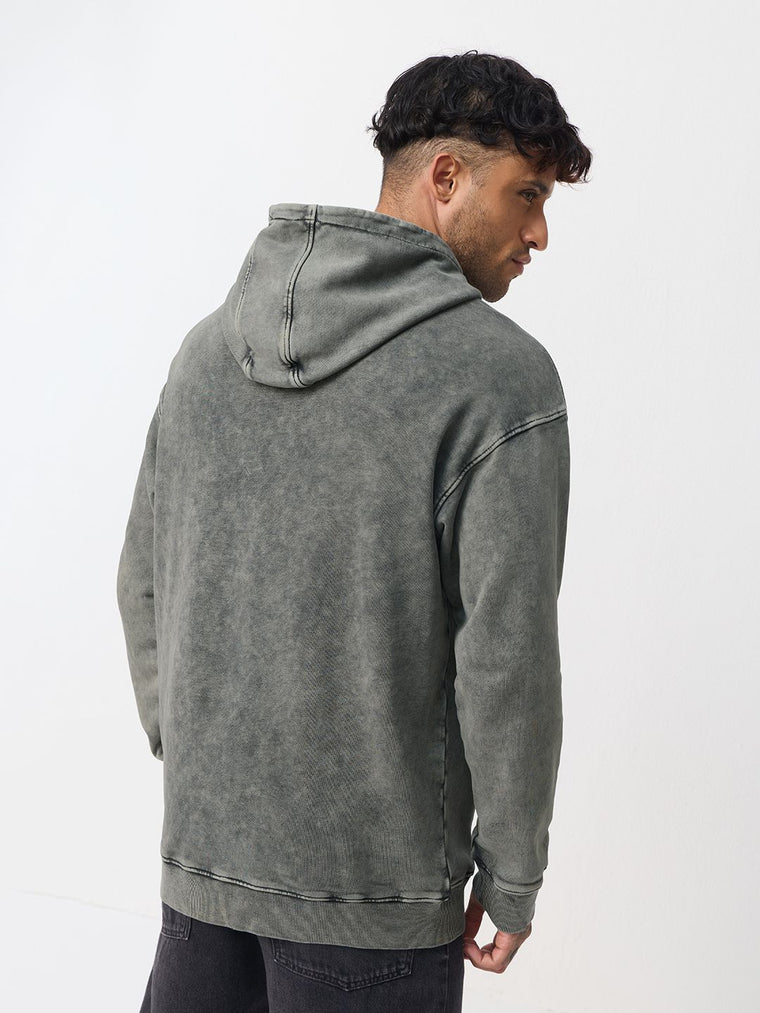 Oversized Hoodie: Ash Grey Men Oversized Hoodies
