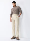 Gurkha Pants: Vanilla White Men Super Flex Pants