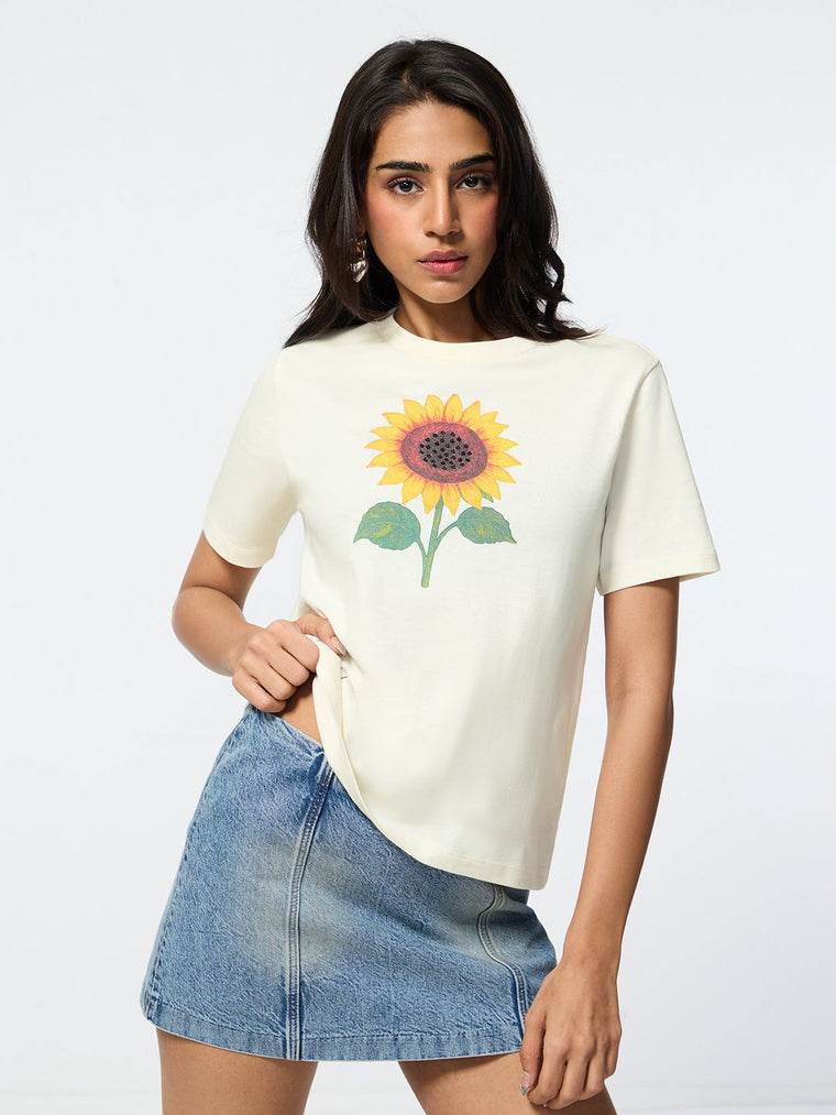 TSS Originals: Sunflower Women Relaxed T-Shirts