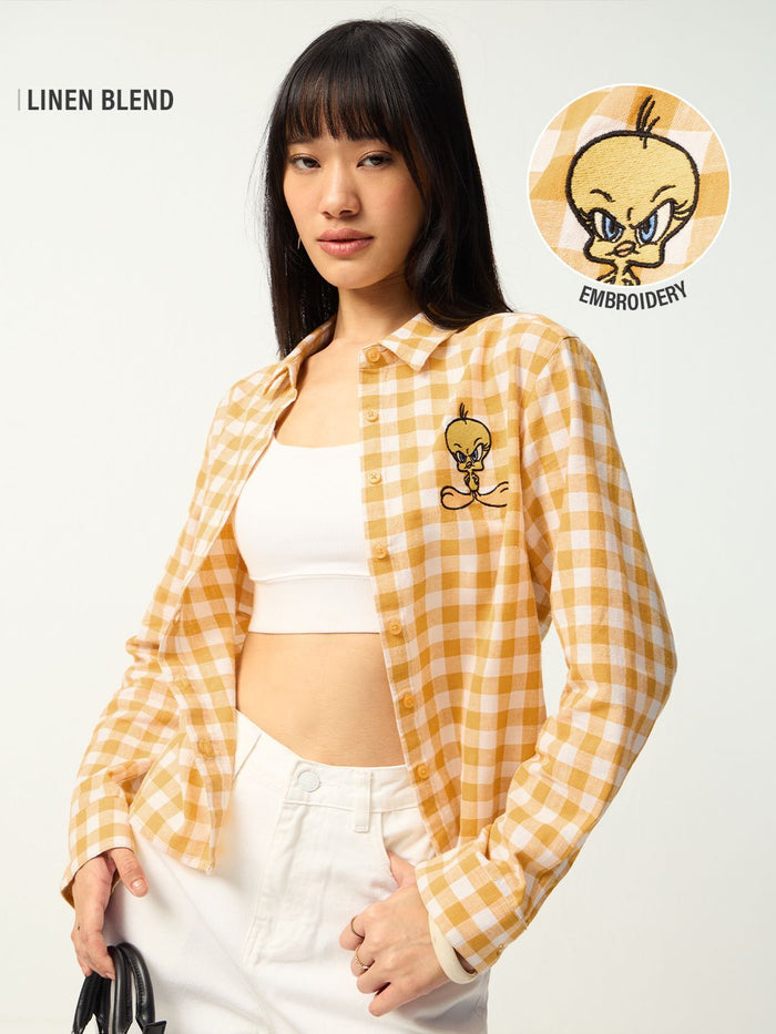 Looney Tunes: Tweedle Women Regular Shirts