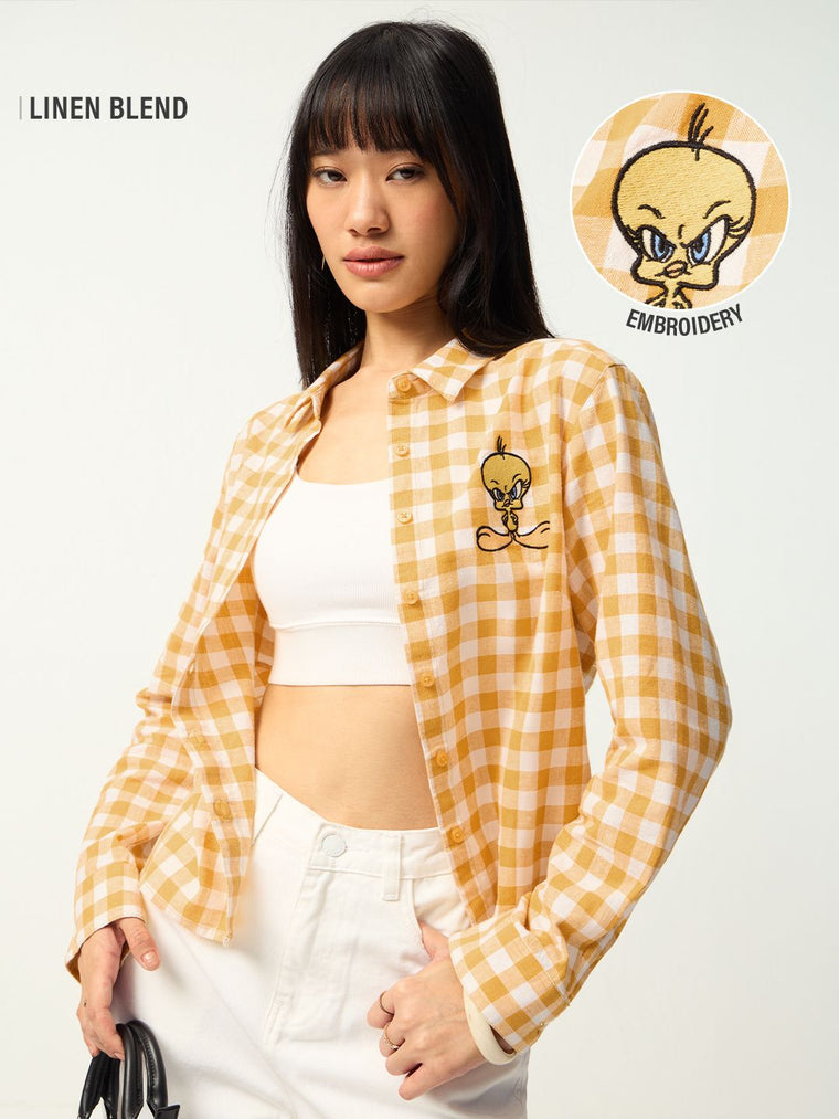 Looney Tunes: Tweedle Women Regular Shirts