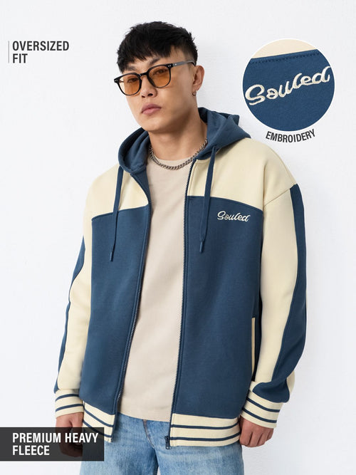 TSS Originals: Iris Colourblock Men Oversized Hoodies
