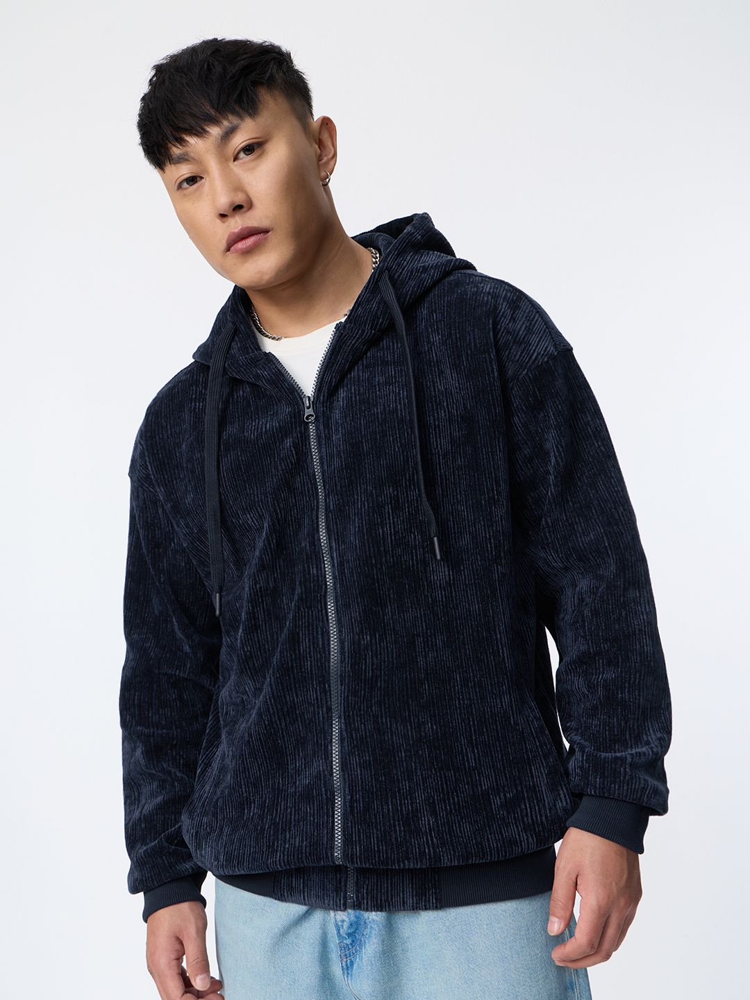 TSS Originals: Indigo Blue Men Oversized Hoodies
