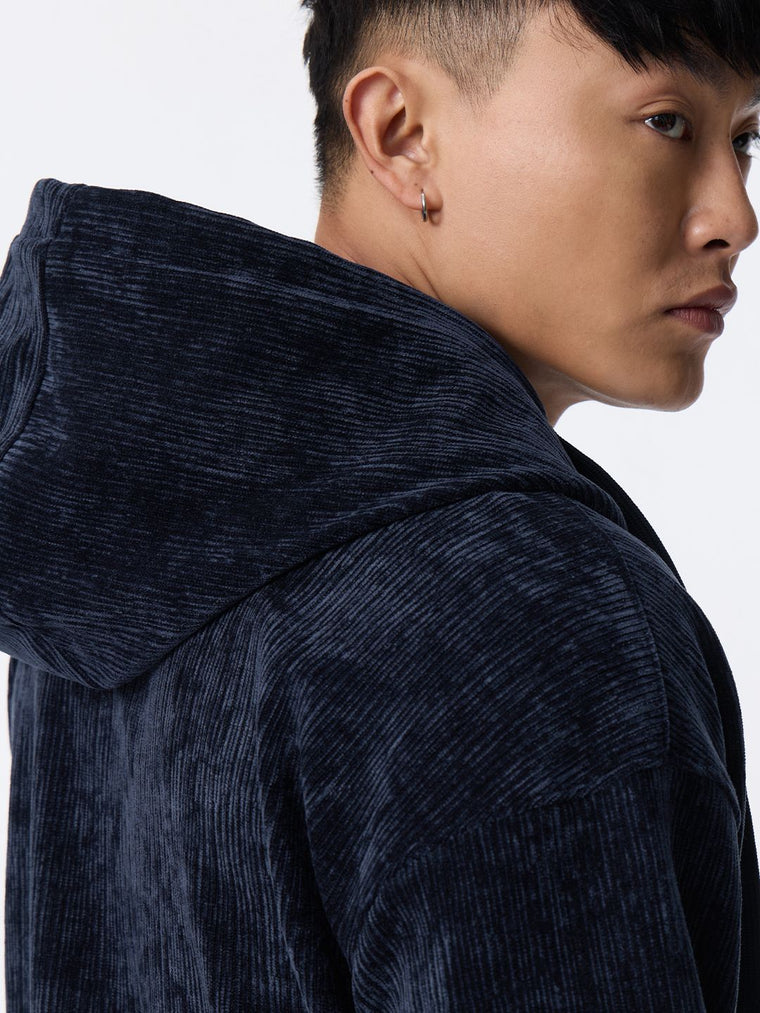 TSS Originals: Indigo Blue Men Oversized Hoodies