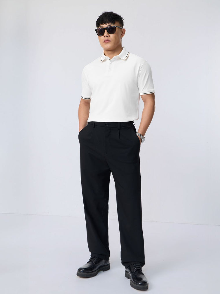 Pique Polo: Ivory Classic Polos