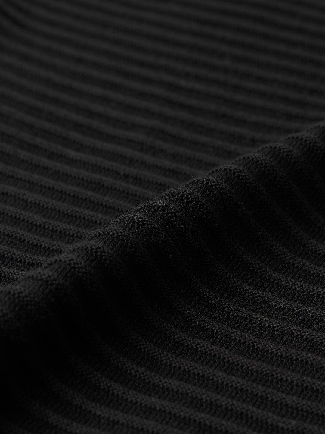 Flat Knit Polo: Onyx Classic Polos