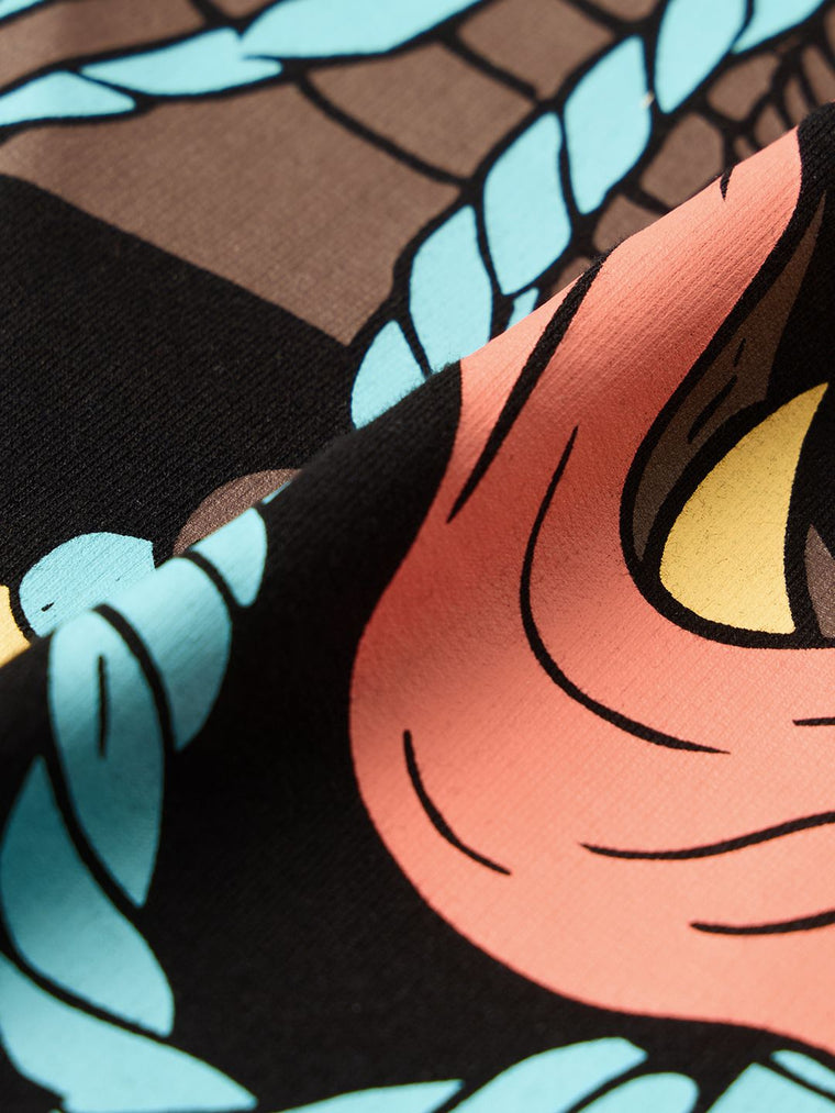 Oversized T-Shirt: Hannya Mask Oversized Full Sleeve T-Shirts