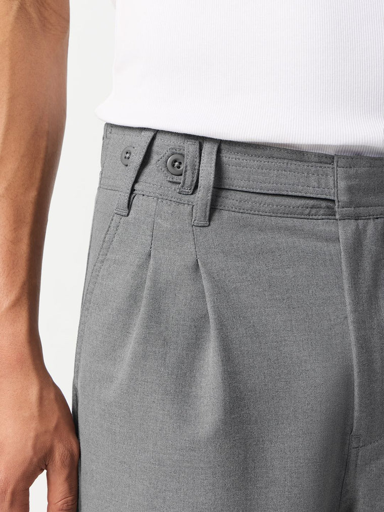 Korean Pants: Cloud Grey Men Super Flex Pants