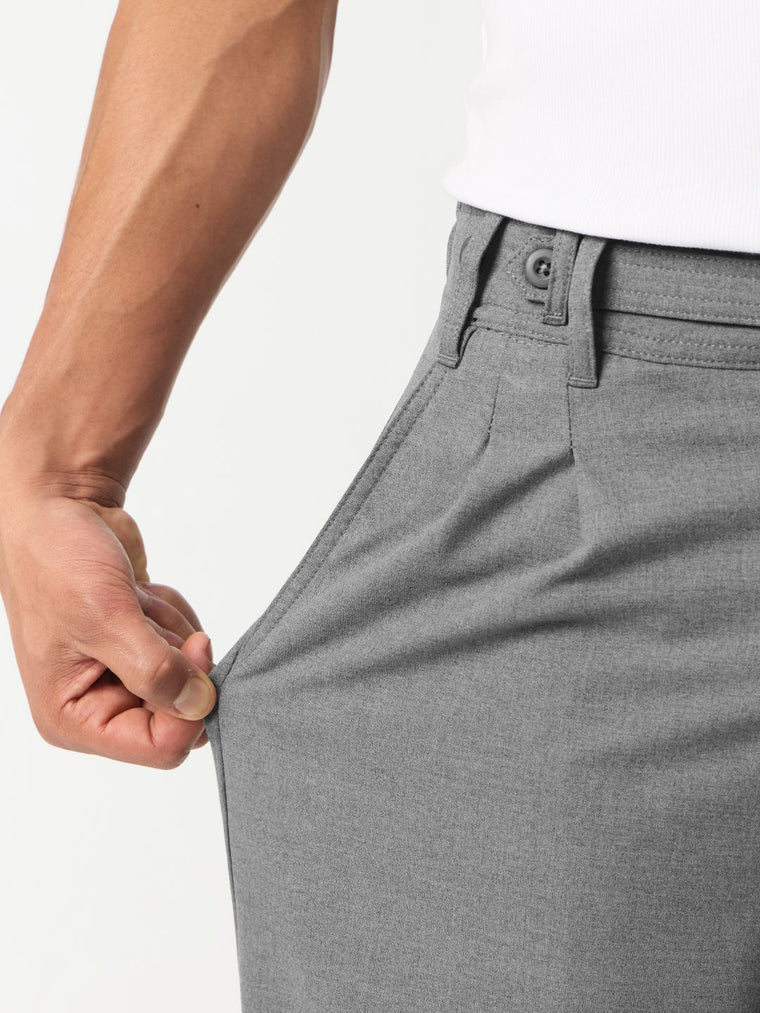 Korean Pants: Cloud Grey Men Super Flex Pants