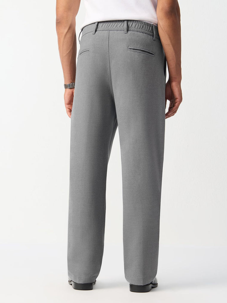 Korean Pants: Cloud Grey Men Super Flex Pants