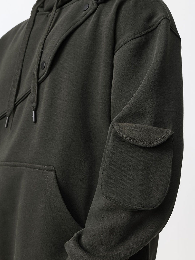 TSS Originals: Olive Haze Men Oversized Hoodies