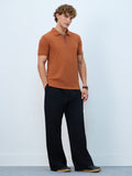 Popcorn: Burnt Orange Classic Polos
