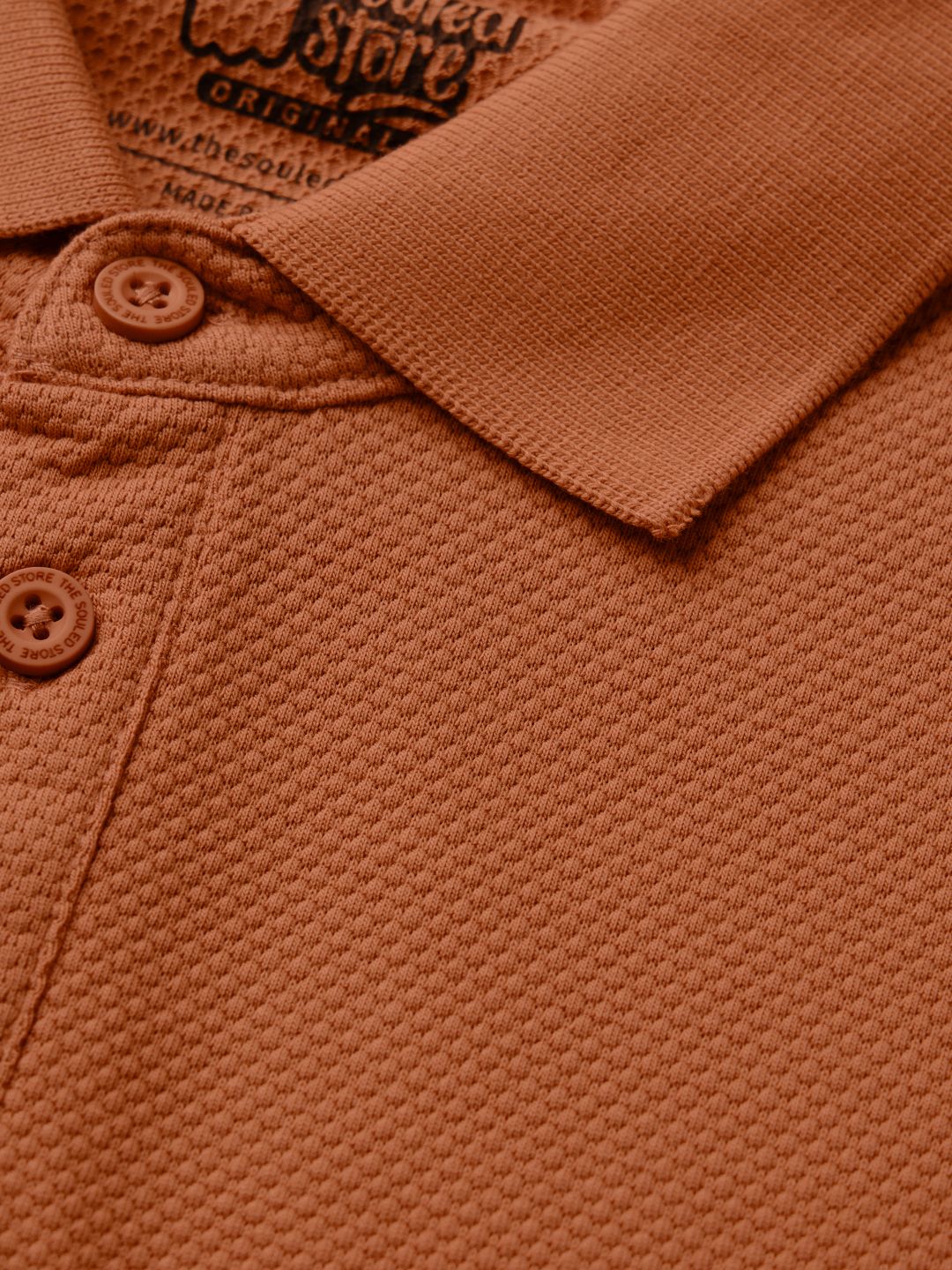 Popcorn: Burnt Orange Classic Polos