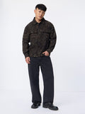 Jacquard Overshirt: Vintage Wood Overshirts