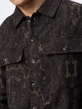 Jacquard Overshirt: Vintage Wood Overshirts