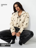 TSS Originals: Paw Trail Women Oversized Sweatshirts
