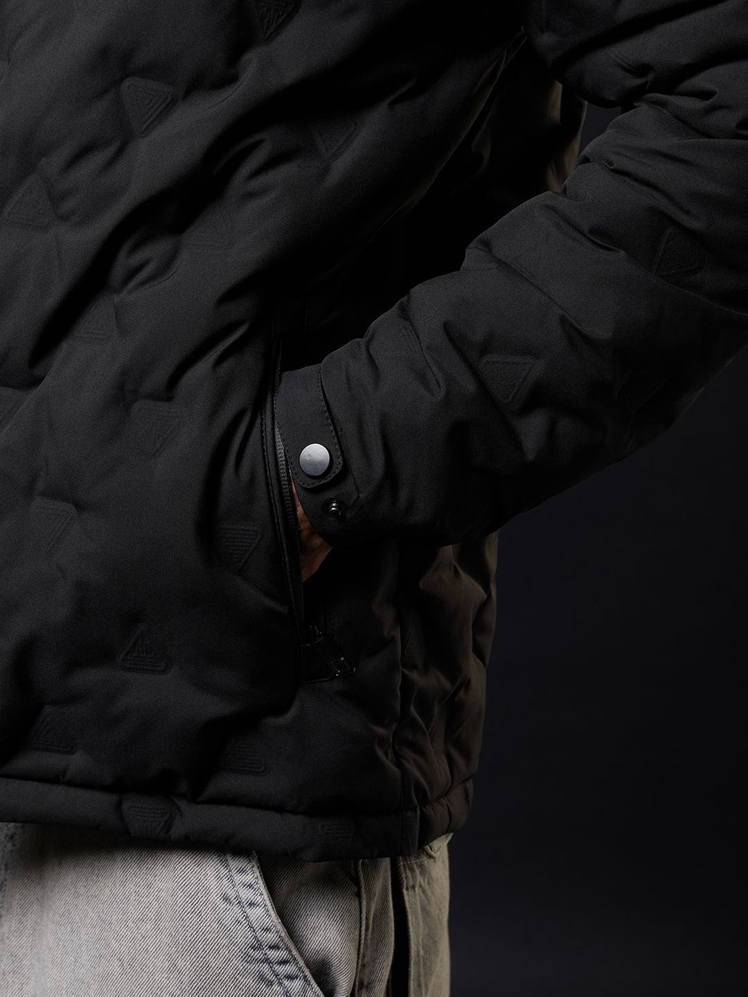 Heat Tech Jacket: Neon Drift Men Puffer Jackets