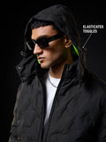 Heat Tech Jacket: Neon Drift Men Puffer Jackets